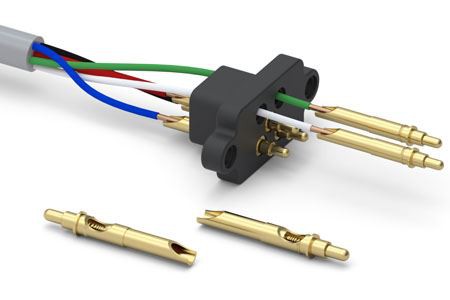 Solder-cap Pogo Pin Connector for soldering Solder-cap Pogo Pin Connector for soldering