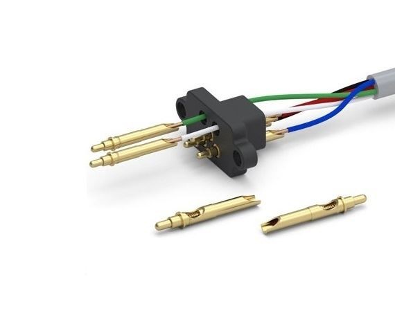 Solder-cap Pogo Pin for soldering