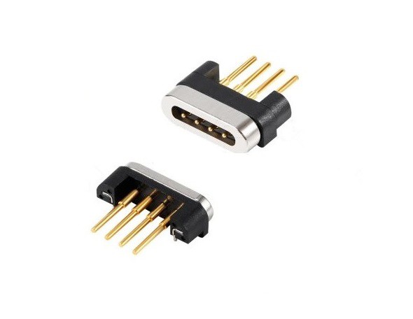4 Pin Gold Plated Pogo Pin Connector