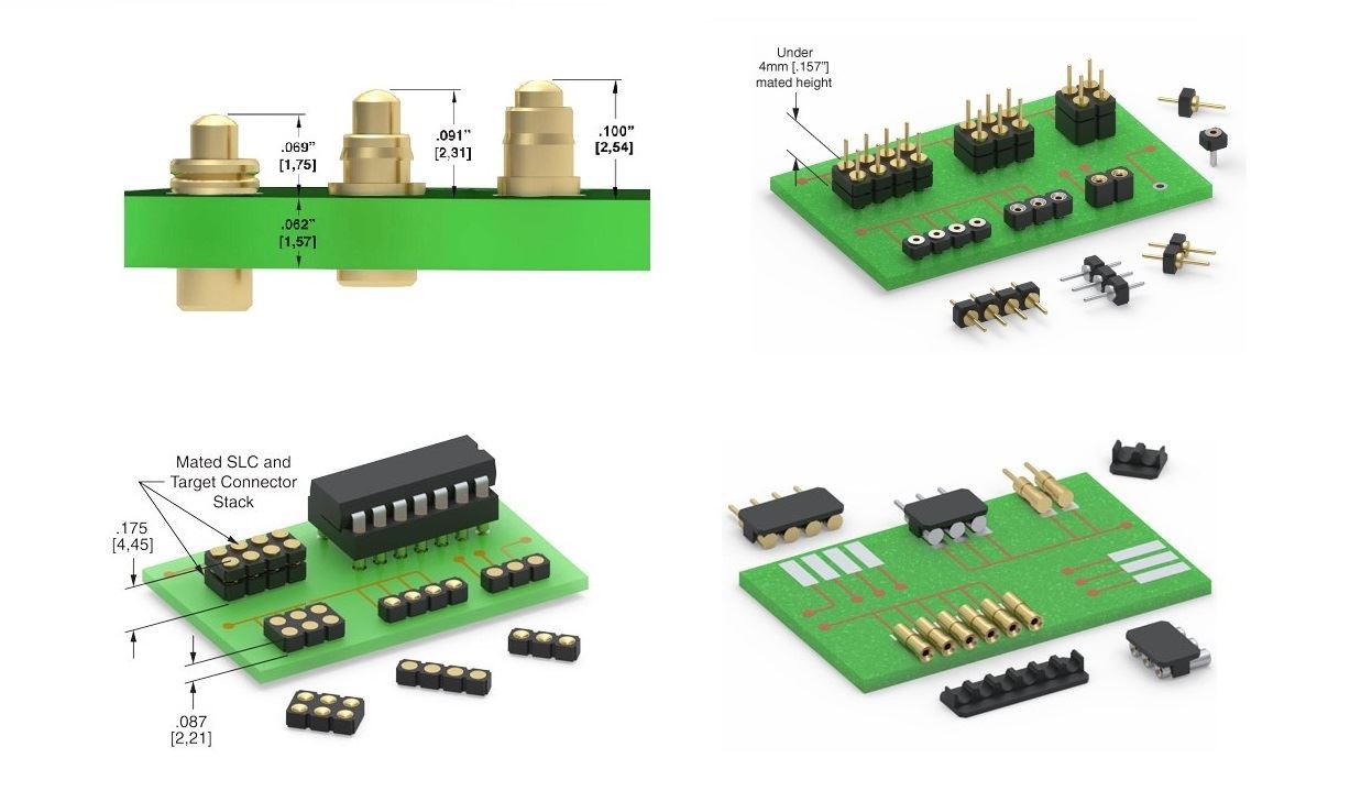 SMT Pogo pin pcb connector