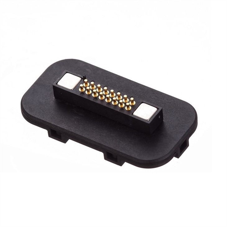 마그네틱 도금 골드 포고 핀 무납땜 커넥터