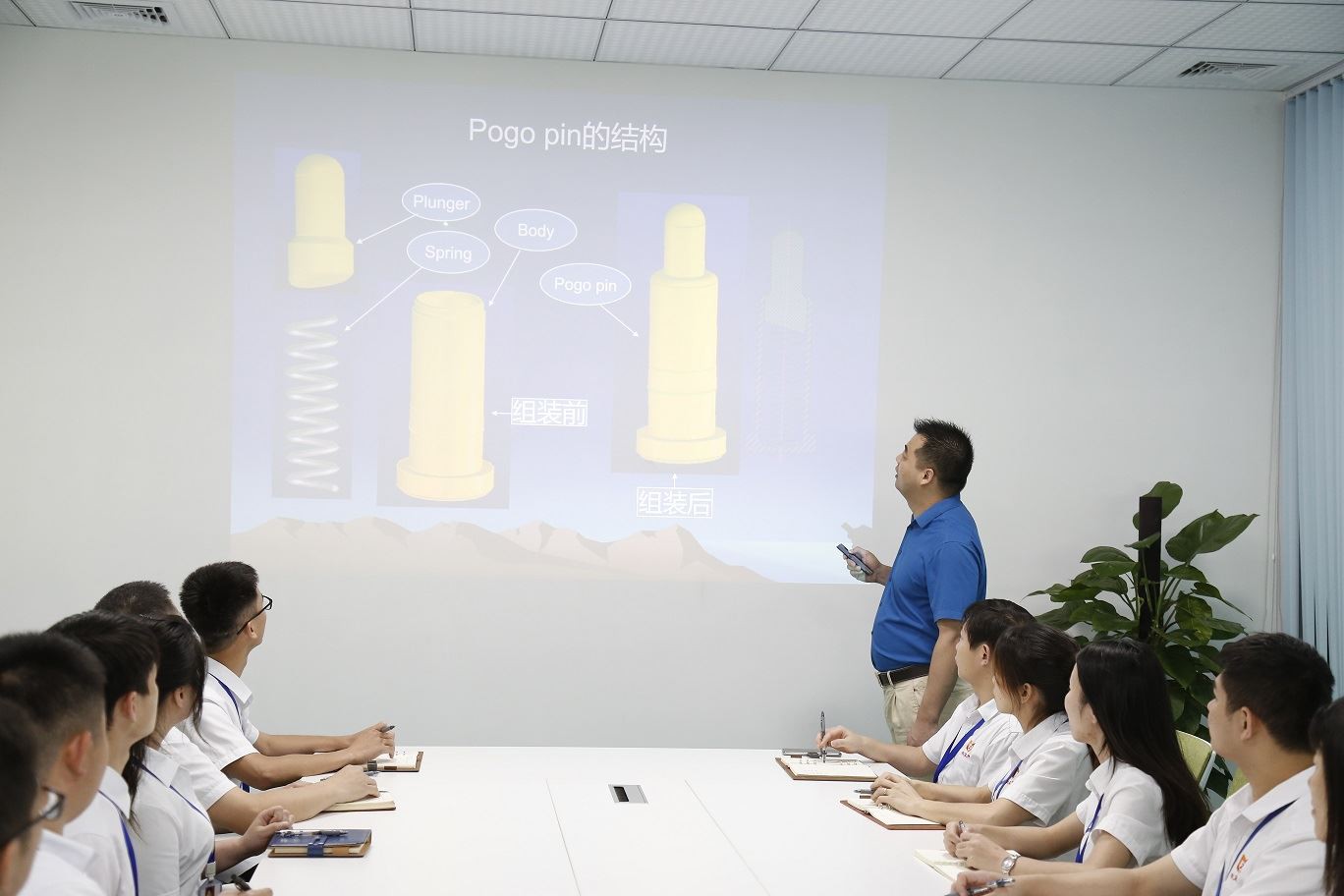 의료 HMI 솔루션용으로 설계된 Pogo 핀