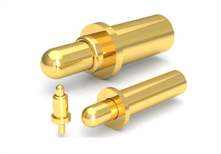 도금된 골드 스프링 충전 포고 핀