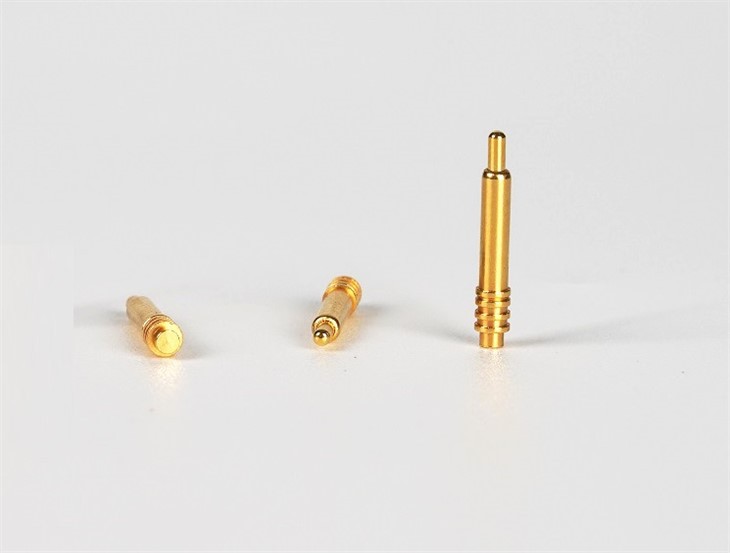 도금 골드 스트레이트 니들 포고 핀