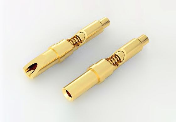 스프링 장착 포고 핀 커넥터 납땜