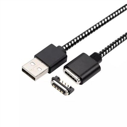 4Pin USB 마그네틱 포고 핀 충전 케이블