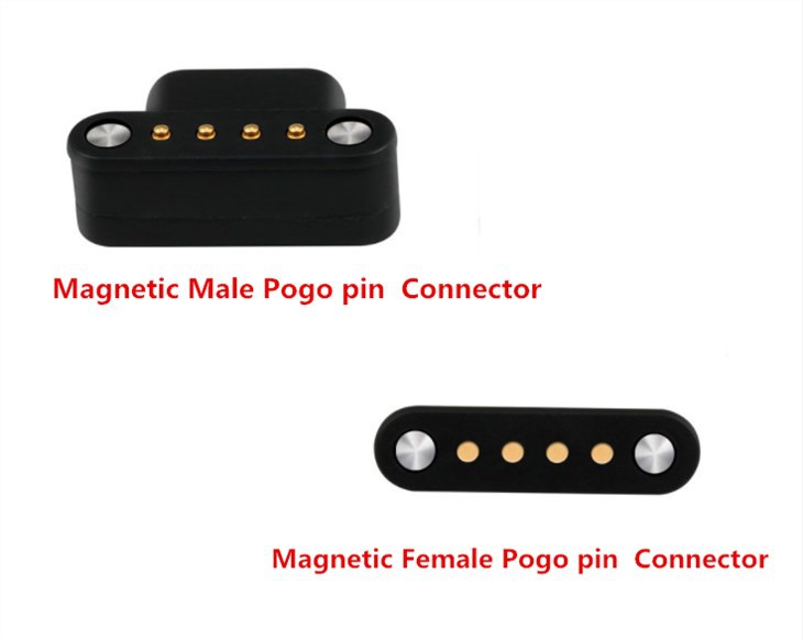 Spring-loaded Pogo Pin Connector Magnetic